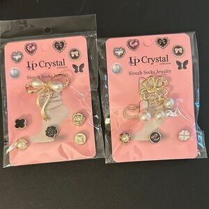 LP Crystal Pin Jewelry Set - Set of 2